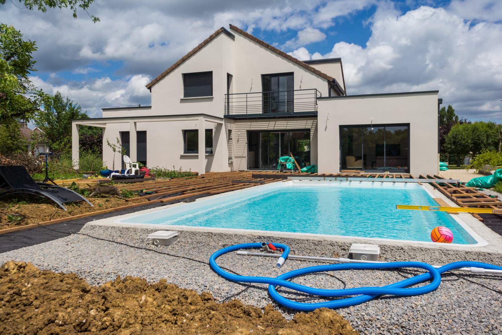 Maison terrasse piscine