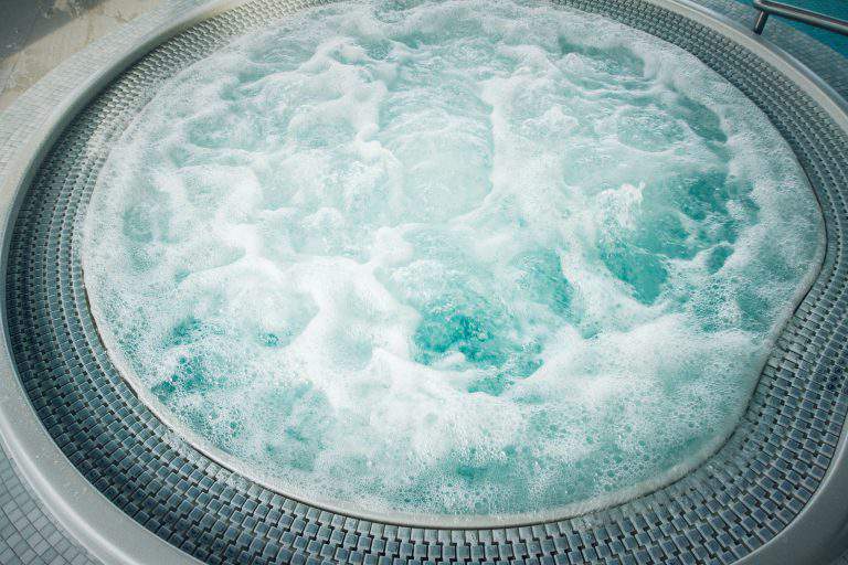 Jacuzzi in close up